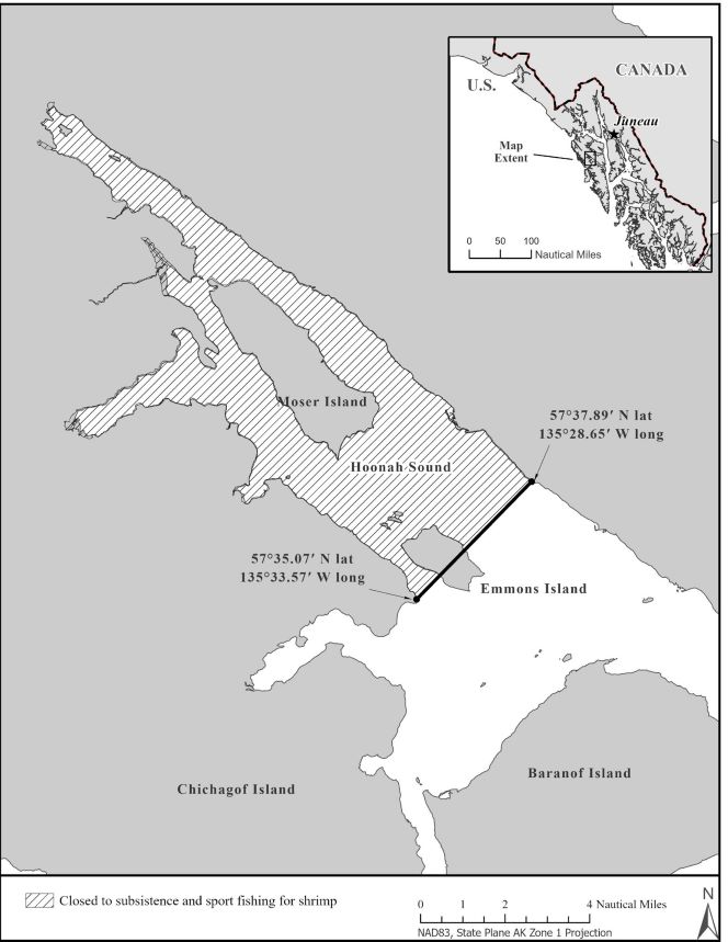 HOONAH SOUND SUBSISTENCE AND SPORT SHRIMP   FISHERIES REMAIN CLOSED